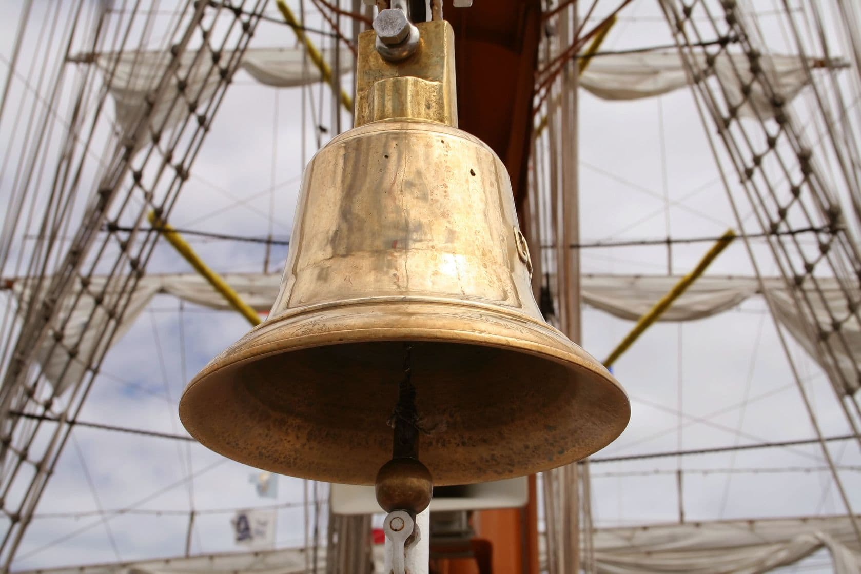 541845 - boat bell aboard a sailboat